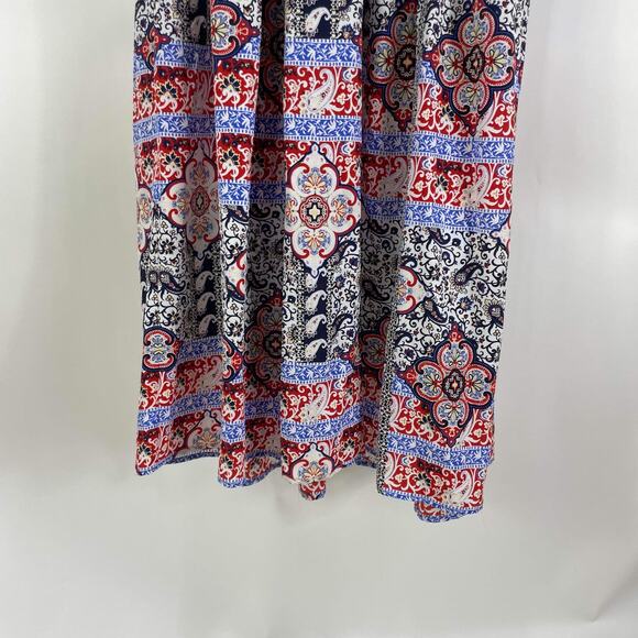 L'Agence Teresa Boho Babushka Floral Paisley Print Maxi Dress XS - Picture 11 of 12